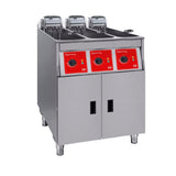 FriFri Super Easy 633 Electric Free-standing Fryer Triple Tank Triple Basket with Filtration 3x7.5kW Three Phase