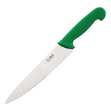Hygiplas Chefs Knife Green 21.8cm