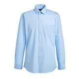 Brook Taverner Mens Long Sleeve Rapino Shirt Blue 18inch