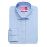 Brook Taverner Ladies Long Sleeve Palena Shirt Blue Size 14