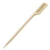 Tablecraft Vegan Bamboo Paddle Marker 3.5inch (Pack of 100)