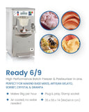 Carpigiani Self-Pasteurising Gelato Combi Ice Cream Machine Ready 6 9