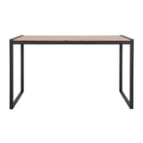 Bolero Steel and Acacia Industrial Bar Table 1800x900mm