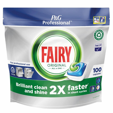 Fairy Professional Original All-In-One Dishwasher Tablets (Pack of 2 x 100)