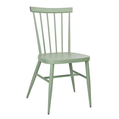 Bolero Windsor Aluminium Green Chairs (Pack of 4)