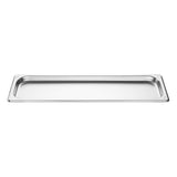 Vogue Stainless Steel Gastronorm 2/4 Tray 20mm