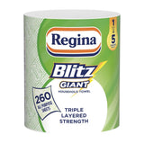 Regina Blitz Giant All Purpose Kitchen Roll 3Ply (Pack of 6x1 Rolls)