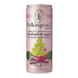 Folkington's Sparkling Drinks Rhubarb & Apple Can 250ml (Pack of 12)
