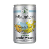 Folkington's Indian Light Tonic Water Can 150ml (Pack of 24)