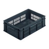 Grey Perforated Stacking Container Large 600x400x175mm