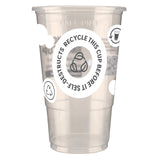 eGreen Printed TWOinONE Flexy Half-pint Glass CE Marked to Line (Pack of of 1000)