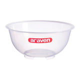 Araven Polypropylene Mixing Bowl Transparent 2.5Ltr