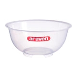 Araven Polypropylene Mixing Bowl Transparent 4.5Ltr