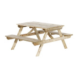 Rowlinson Picnic Table 4ft