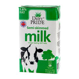 Dairy Pride Semi Skimmed UHT Milk 1Ltr (Pack of 12)