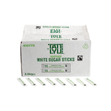 Tate & Lyle Fairtrade White Sugar Sticks (Pack of 1000)