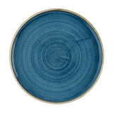 Churchill Stonecast Java Blue Walled Plates 210mm (Pack of 6)