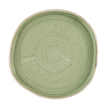 Churchill Stonecast Sage Green Organic Walled Plates 206mm (Pack of 6)