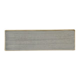 Churchill Stonecast Grey Oblong Plates 300 x 90mm (Pack of 6)
