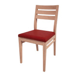 Bolero Bespoke Marty A Side Chair in Red/Beech