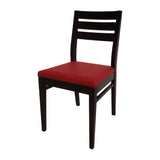 Bolero Bespoke Marty A Side Chair in Red/Charcoal