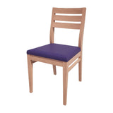 Bolero Bespoke Marty A Side Chair in Blue/Beech