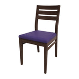 Bolero Bespoke Marty A Side Chair in Blue/Wenge