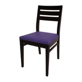 Bolero Bespoke Marty A Side Chair in Blue/Charcoal