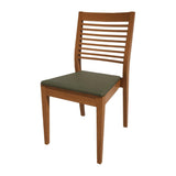 Bolero Bespoke Marty B Stacking Chair in Olive/Oak