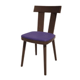 Bolero Bespoke Bamba Side Chair Blue/Wenge