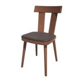 Bolero Bespoke Bamba Side Chair Anthracite/Walnut