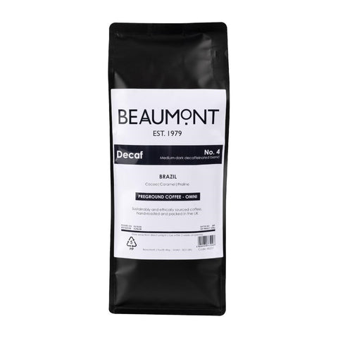 Beaumont No.4 Decaf Coffee Omni Grind 500g