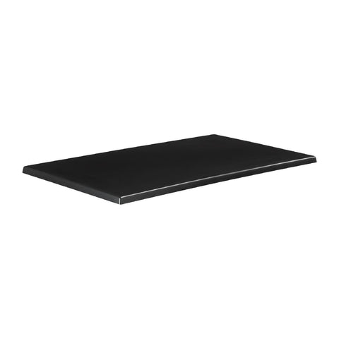 Enduratop Rectangular Table Top Black 1200x700mm