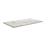 Extrema Rectangular Carrara Marble Table Top 1190x690mm