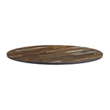 Extrema Round Planked Vintage Wood Table Top 600mm