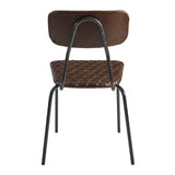 Kara Side Chair Vintage Brown (Pack of 2)