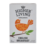 Higher Living English Breakfast Organic Teabags (Pack of 80)