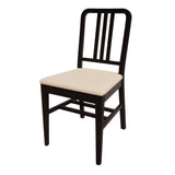 Bolero Bespoke Vicky Side Chair in Cream/Charcoal