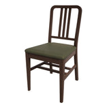 Bolero Bespoke Vicky Side Chair in Olive/Wenge