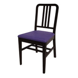 Bolero Bespoke Vicky Side Chair in Blue/Charcoal