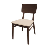 Bolero Bespoke Brenda Side Chair in Cream/Wenge