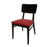 Bolero Bespoke Brenda Side Chair in Red/Charcoal