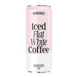 Grind Iced Flat White Coffee Cans 250ml (Pack of 12)