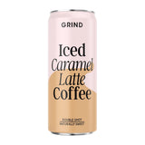 Grind Iced Caramel Latte Coffee Cans 250ml (Pack of 12)
