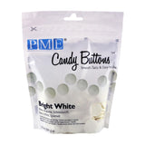 PME Candy Buttons Bright White 280g