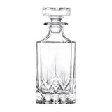 RCR Cristalleria Opera Square Whisky Decanter 750ml (Pack of 4)