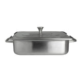 Steelite Creations Homestyle Brushed Stainless Rectangle Chafer 3.8L