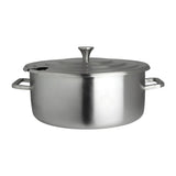 Steelite Creations Homestyle Brushed Stainless Round Soup Chafer 5.2L