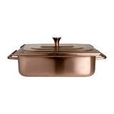 Steelite Creations Homestyle Brushed Bronze Rectangle Chafer 3.8L