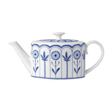 William Edwards Sultan's Garden Blue 2 Cup Oval Teapot Coupe 550ml (Pack of 6)